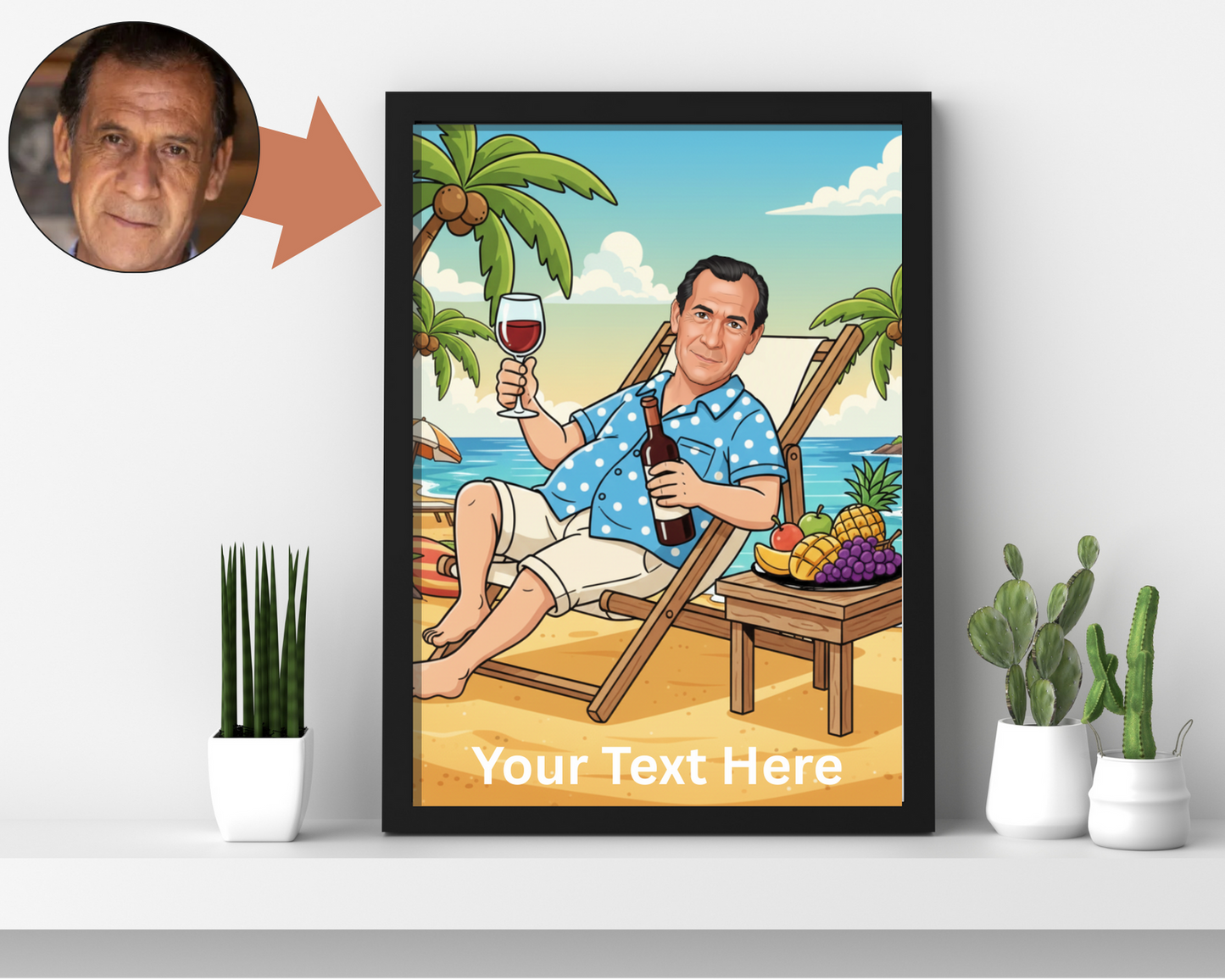 Retirement Caricatures | Retirement Gifts | Photo Frame | Design 01