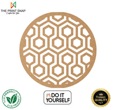 MDF Coaster with Stand | Tea Coaster | Set of 6 | Mandala Design 004