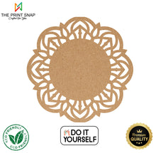MDF Coaster with Stand | Tea Coaster | Set of 6 | Mandala Design 005