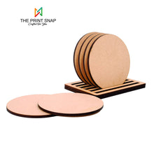 MDF Coaster with Stand | Round