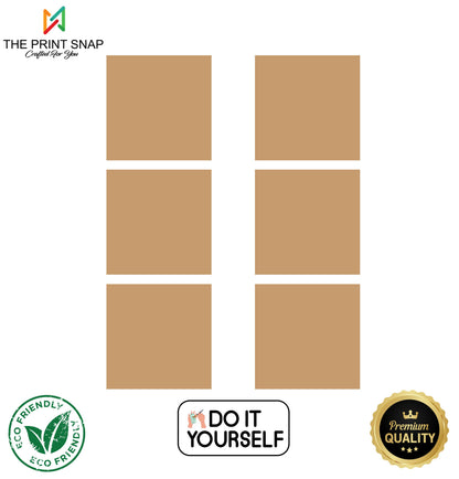 MDF Coaster with Stand | Square