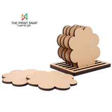 MDF Coaster with Stand | Flower