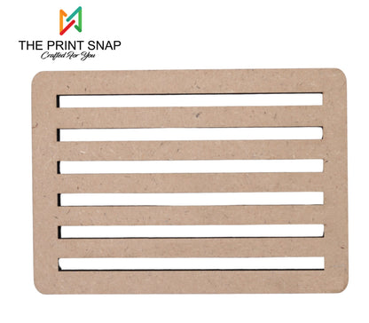 MDF Coaster with Stand | Mandala Design 001