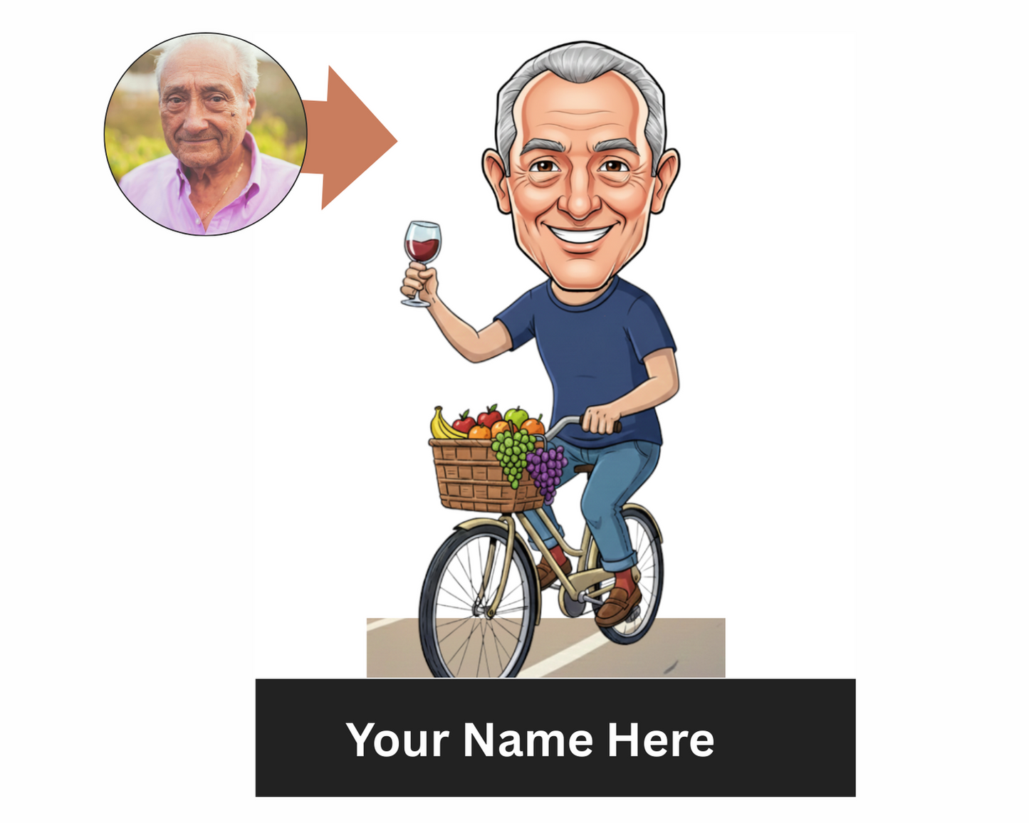 Retirement Caricatures | Farewell  Gifts | Design 05