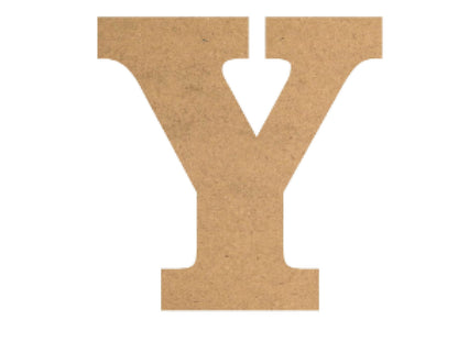 MDF Alphabet Letters | Craft letters for DIY nameplates O-Z