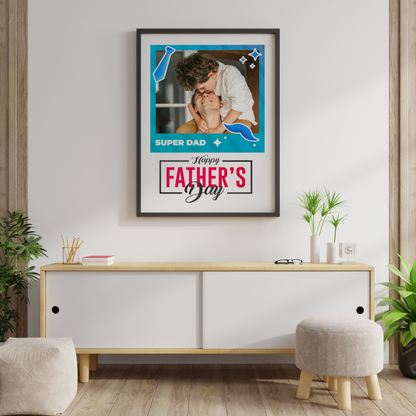 Personalised Happy Father's Day Photo Frame | PC 01