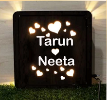 Personalised LED Wooden Name Night Lamp