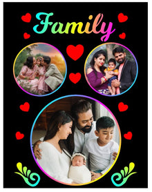 Premium BackLit Frames | Family | Personalised
