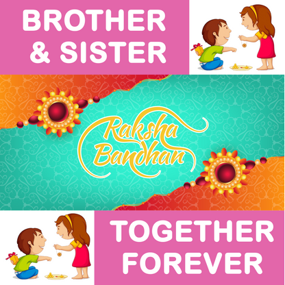 Rakhi with Cushion & Mug