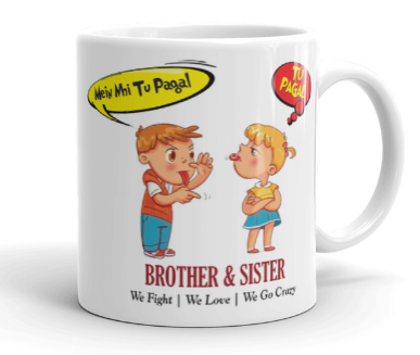 Rakhi with Cushion & Mug