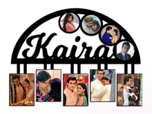 Collage Frames | 9 Photos With Name | Wall Hanging