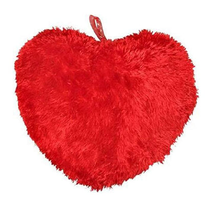 Red Fur Cushion