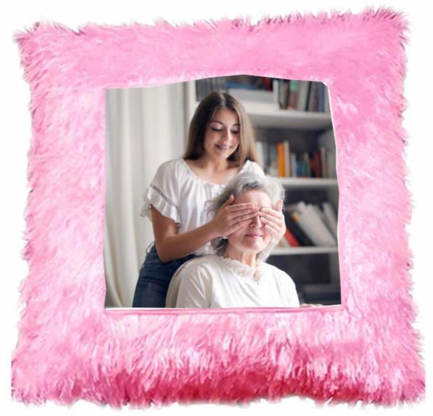 Personalised Fur Cushion Covers