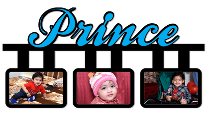 Prince - 3 Pic Personalised Collage Photo Frame