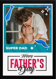 Personalised Happy Father's Day Photo Frame | PC 01