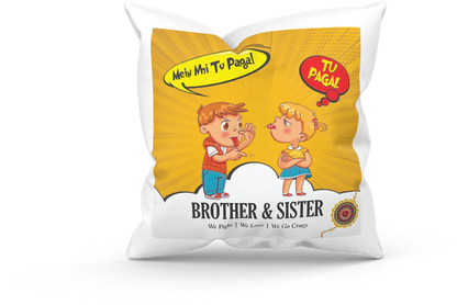 Rakhi with Cushion & Mug